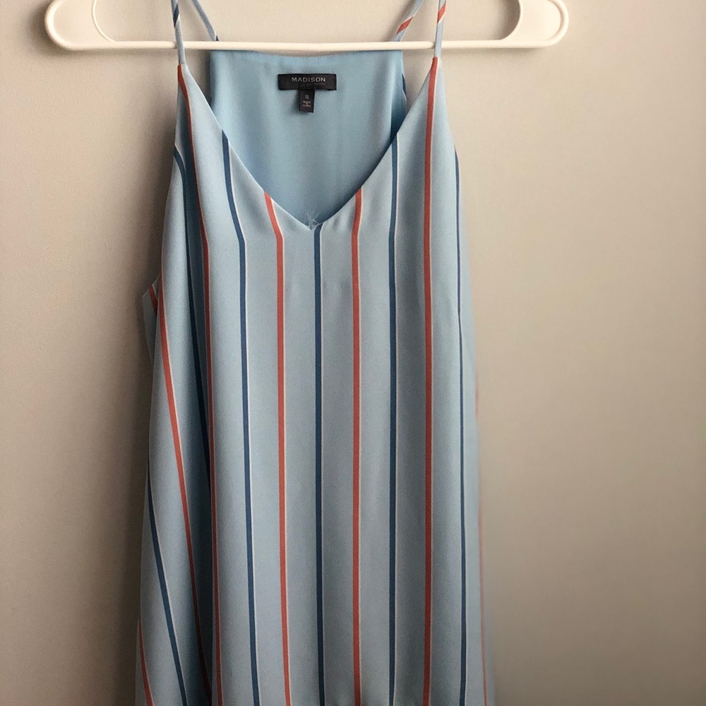 Striped tank top blouse